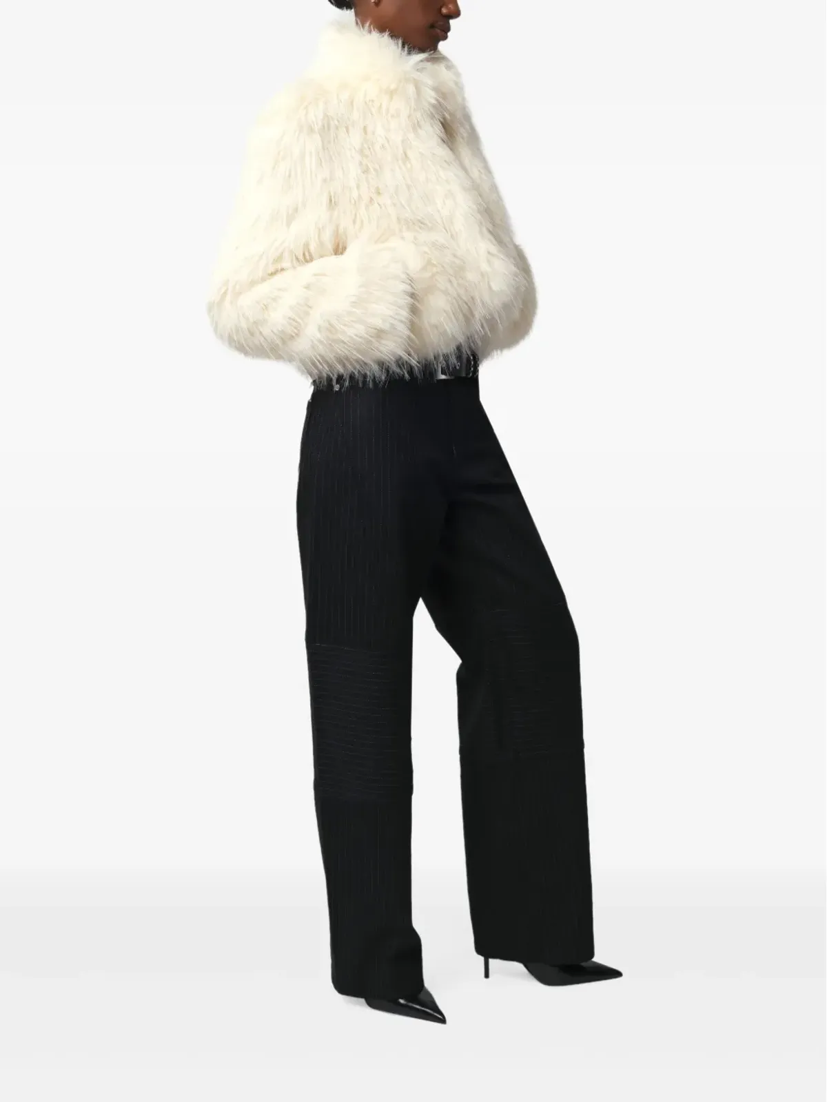 Apparis Ginette fringed jacket - White - 画像3
