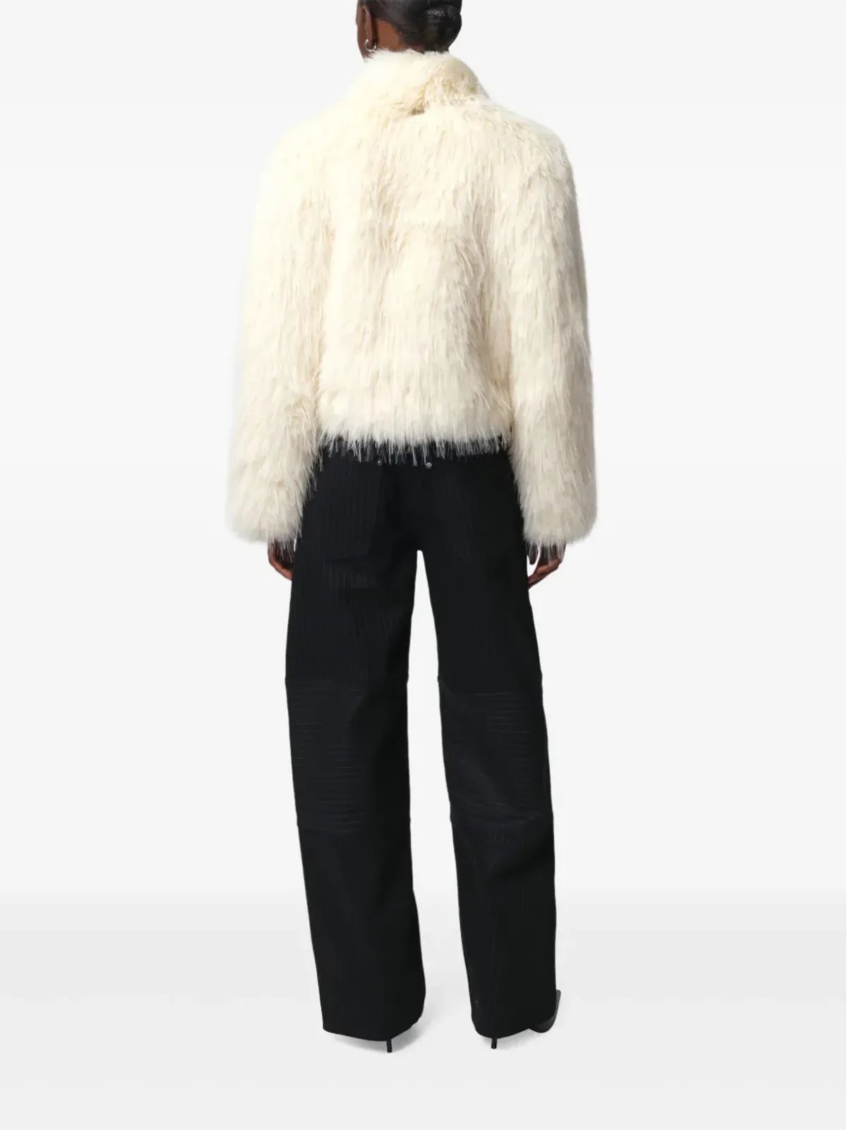 Apparis Ginette fringed jacket - White - 画像4