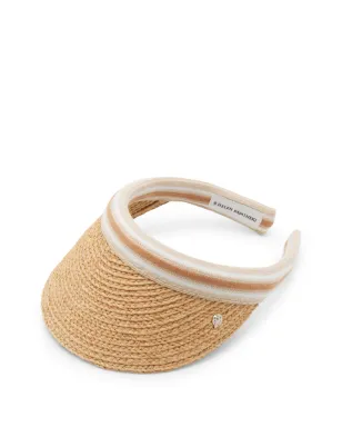 Helen Kaminski ビアンカ ロゴ ラフィア バイザーハット - サムネイル3