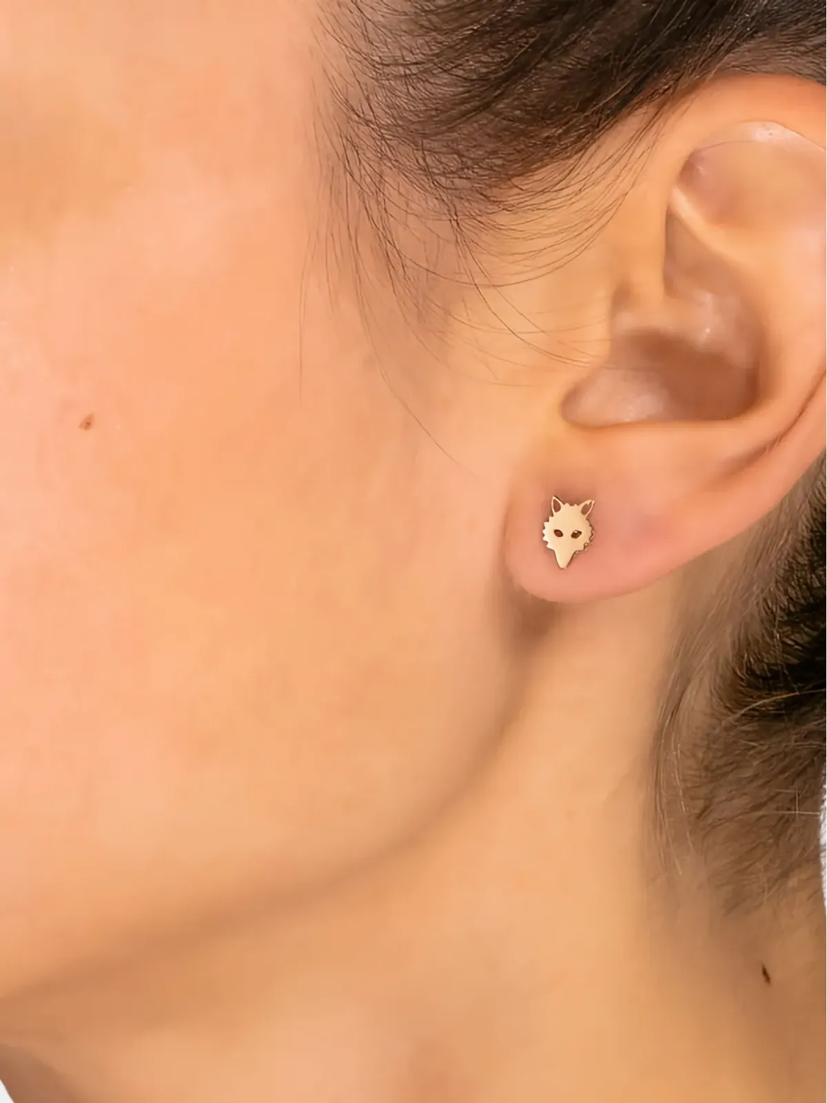 GINETTE NY 18K ローズゴールド ウルフスタッズ - 画像2