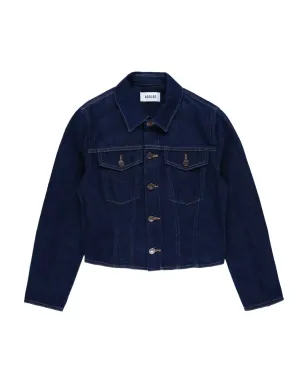 AGOLDE In Rinse buttoned contoured jacket - Blue - サムネイル1