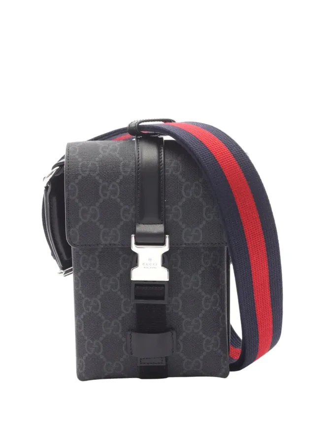 Gucci Pre-Owned Gucci ビンテージ スーパーミニ GG Supreme メッセンジャーバッグ クロスボディ グレーの商品画像