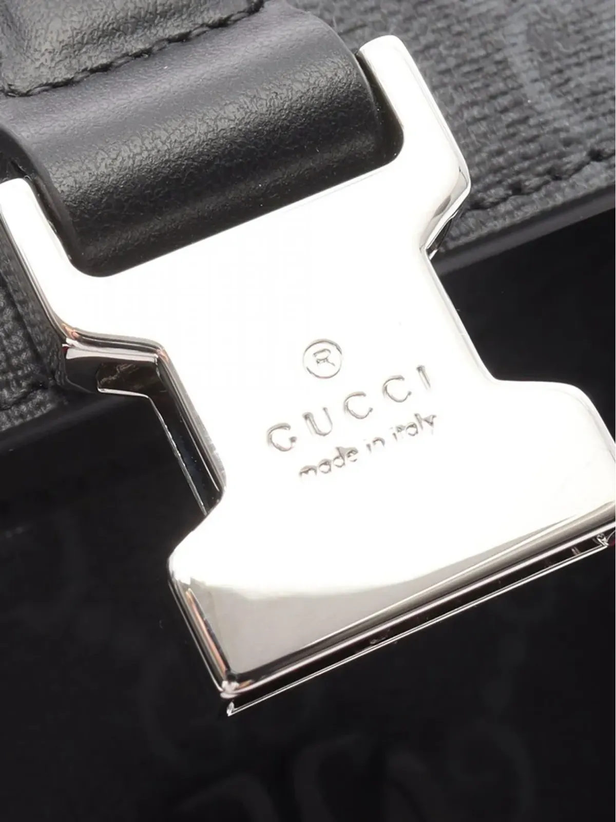 Gucci ビンテージ スーパーミニ GG Supreme メッセンジャーバッグ クロスボディ グレー - 画像2