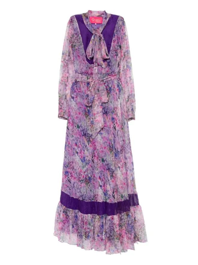 MIAU by Clara Rotescu MIAU by Clara Rotescu Suarez dress - Purpleの商品画像