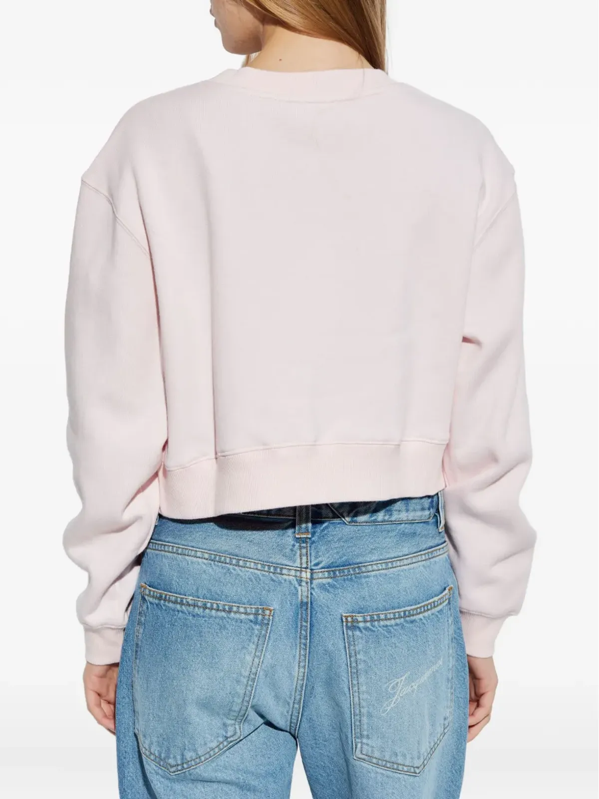 LoveShackFancy ボウ装飾スウェットシャツ - 画像4