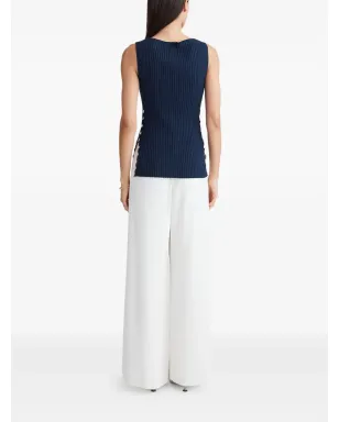 Anna Quan Rio ribbed top - Blue - サムネイル5