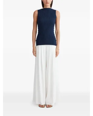 Anna Quan Rio ribbed top - Blue - サムネイル3