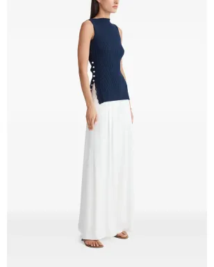 Anna Quan Rio ribbed top - Blue - サムネイル4