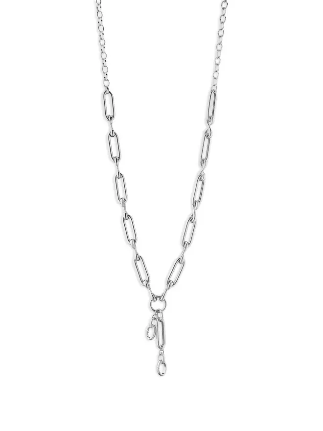 MONICA RICH KOSANN MONICA RICH KOSANN Infinity Classic Link chain necklace - Silverの商品画像