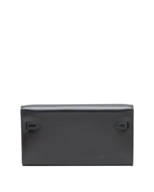 Hermès ビンテージ 2023 タデラクト ケリー To Go ウォレット クロスボディバッグ ブラック - サムネイル3