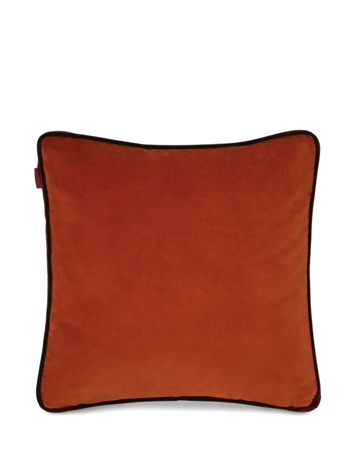 ETRO HOME 刺繍ベルベット クッション - オレンジ - 画像3