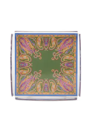 ETRO HOME ペイズリー柄スクエアトレイ - サムネイル1