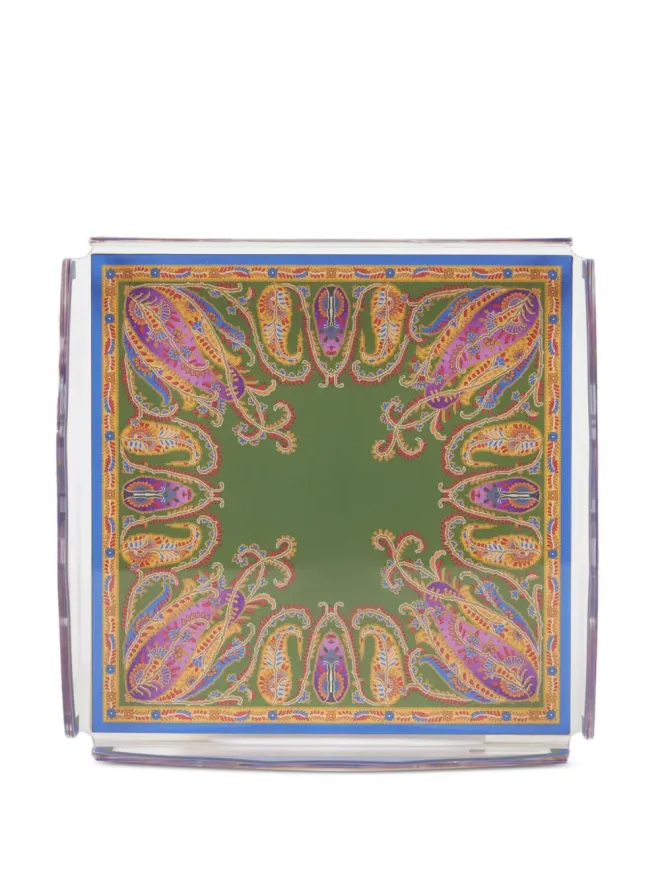 ETRO HOME ETRO HOME ペイズリー柄スクエアトレイの商品画像