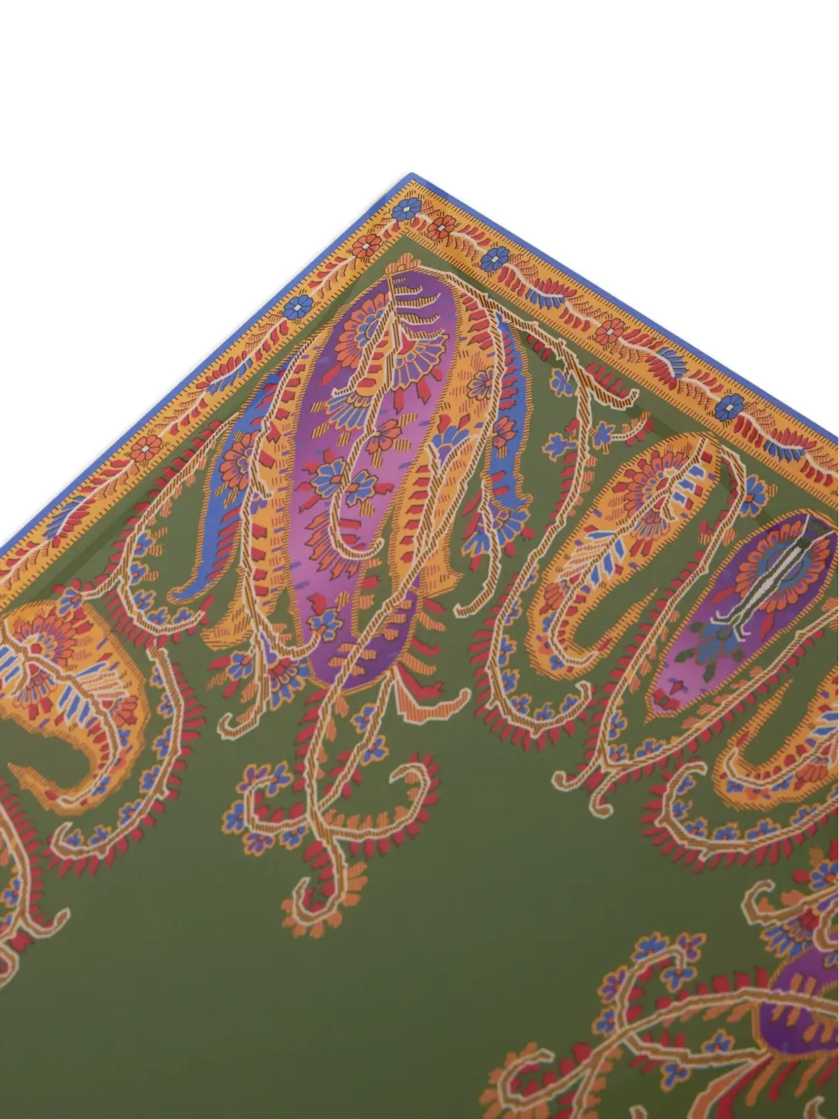 ETRO HOME ペイズリーパターンの長方形トレイ - 画像3