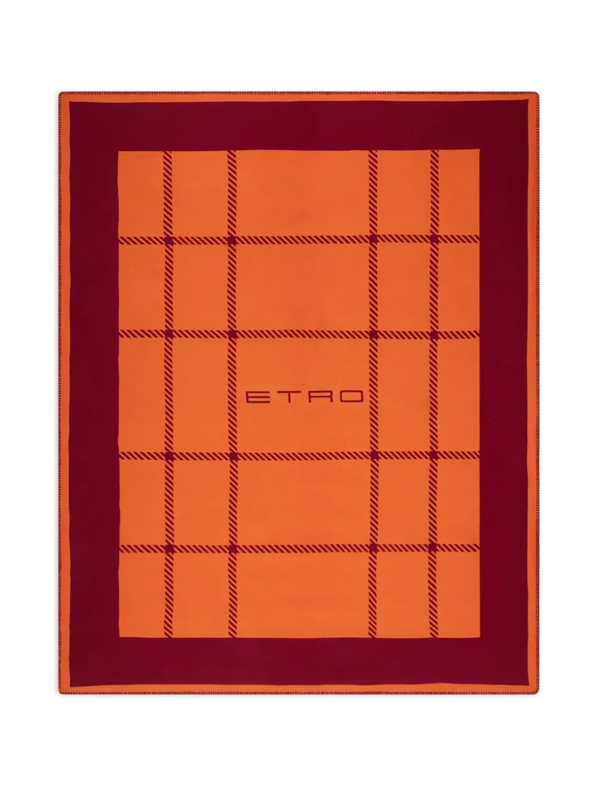 ETRO HOME チェック柄ブランケット - 画像1