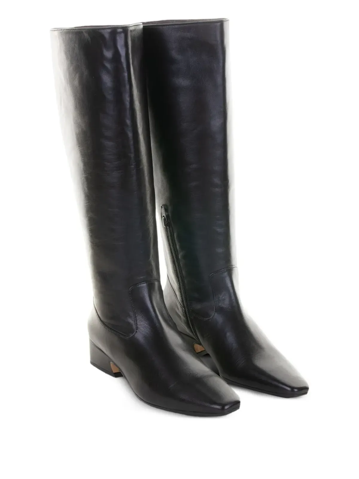 lorena paggi square toe boots - Black - 画像2