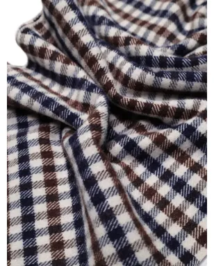 Aquascutum チェック柄フリンジスカーフ - サムネイル2