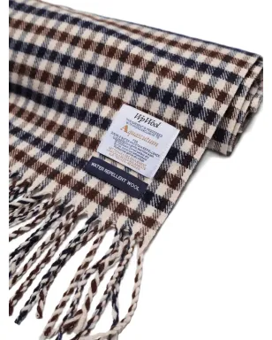 Aquascutum チェック柄フリンジスカーフ - サムネイル3