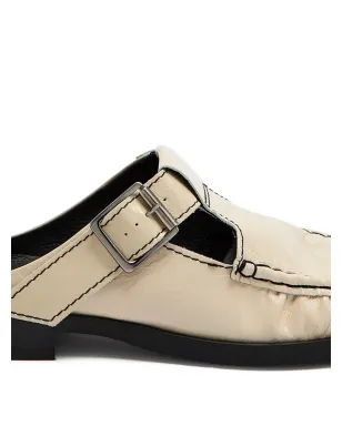Miista Gianna buckle mules - Neutrals - サムネイル2