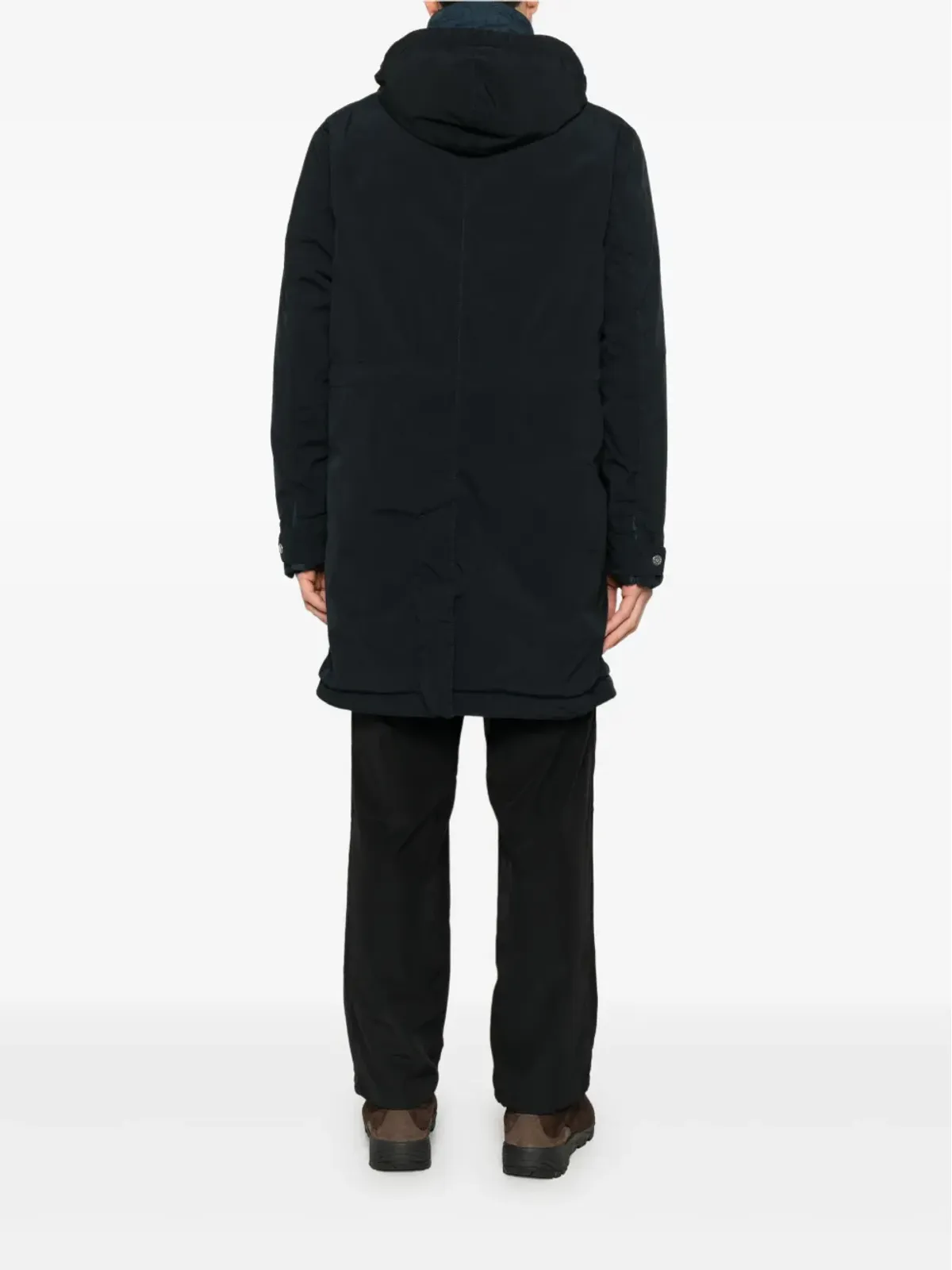 Stone Island フード付きジャケット ブルー - 画像4