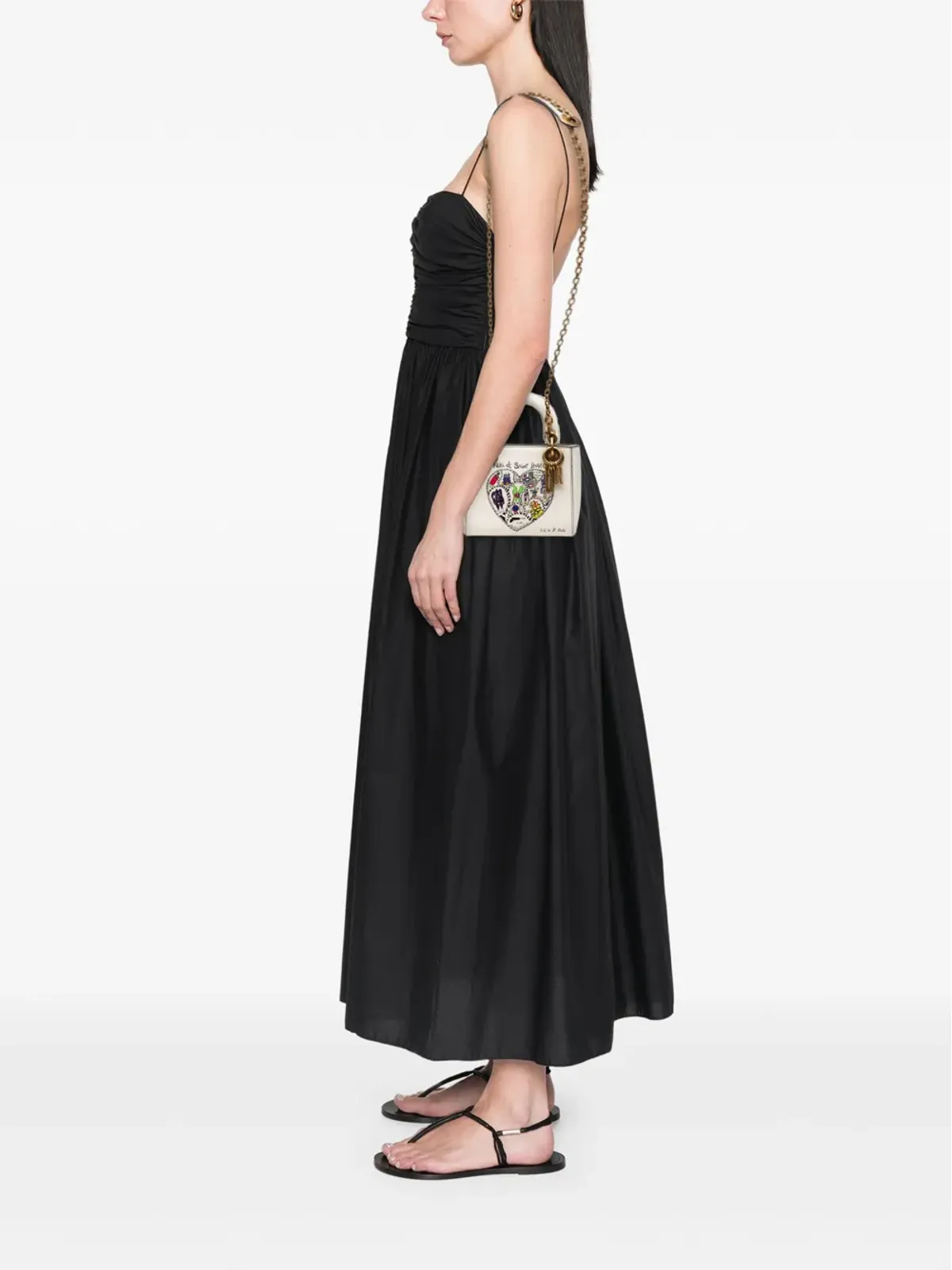 Christian Dior ビンテージ 2017 ニキ・ド・サン・ファン・テール ミニ カーフスキン レディディオール サッチェル - ホワイト - 画像2