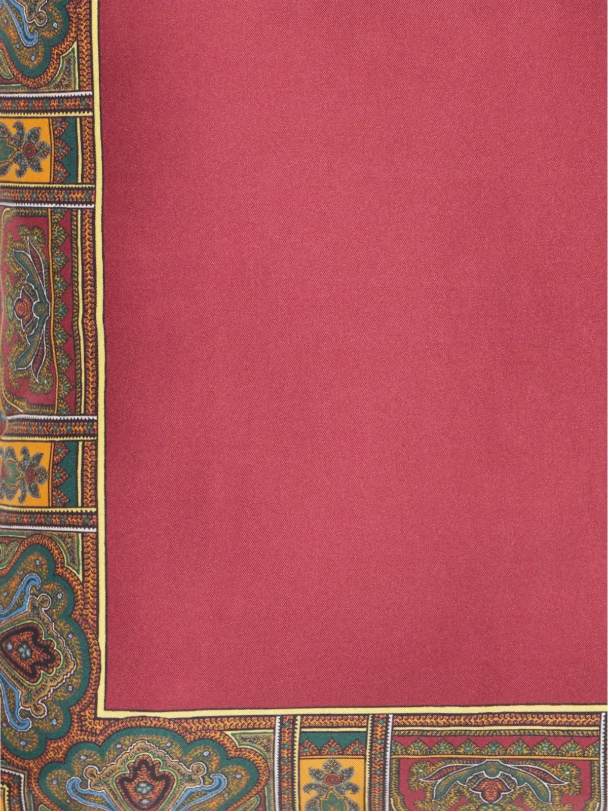 ETRO HOME printed silk cushion - Red - 画像4