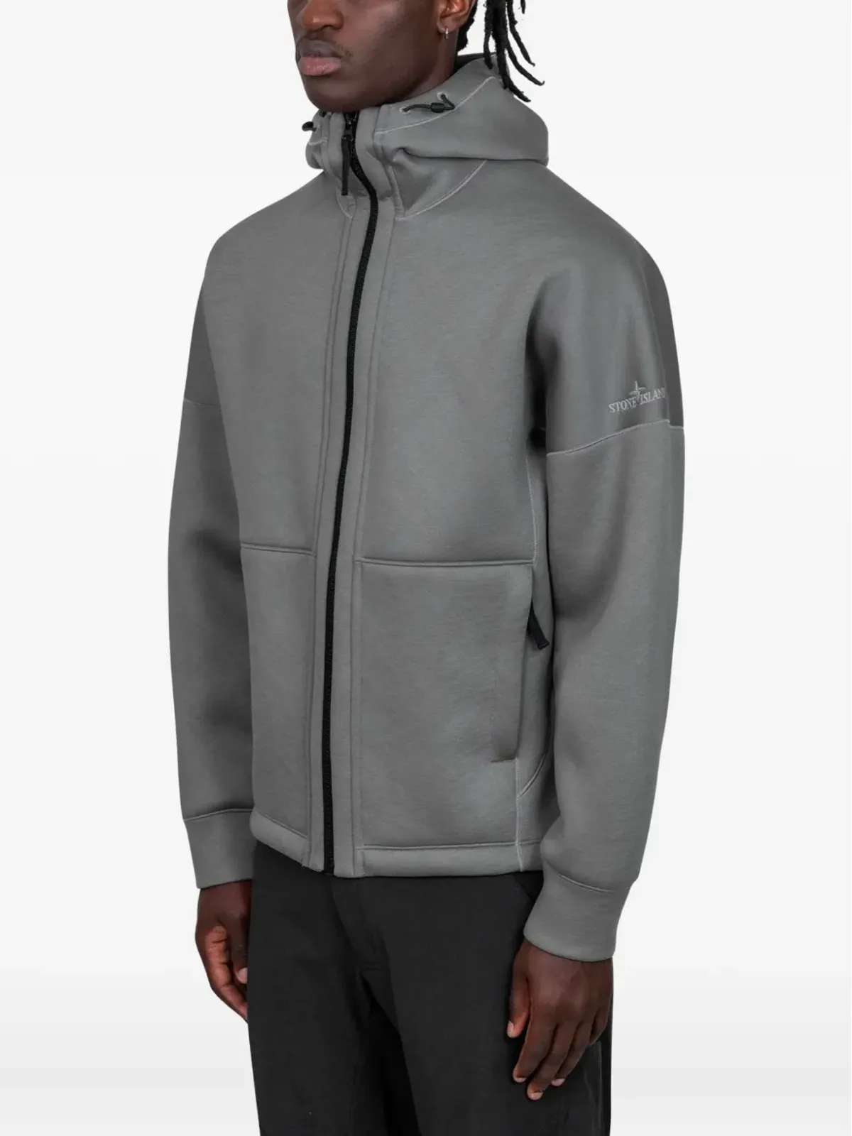 Stone Island スキューバ ジップ付きフーディ - 画像2