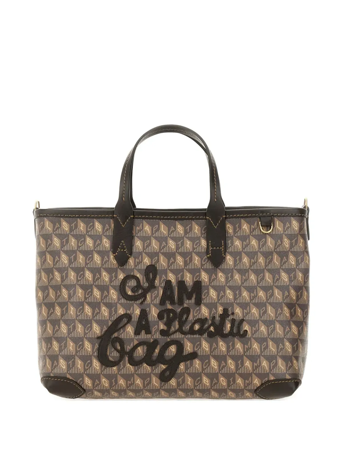 Anya Hindmarch アップリケ柄トートバッグ - 画像1