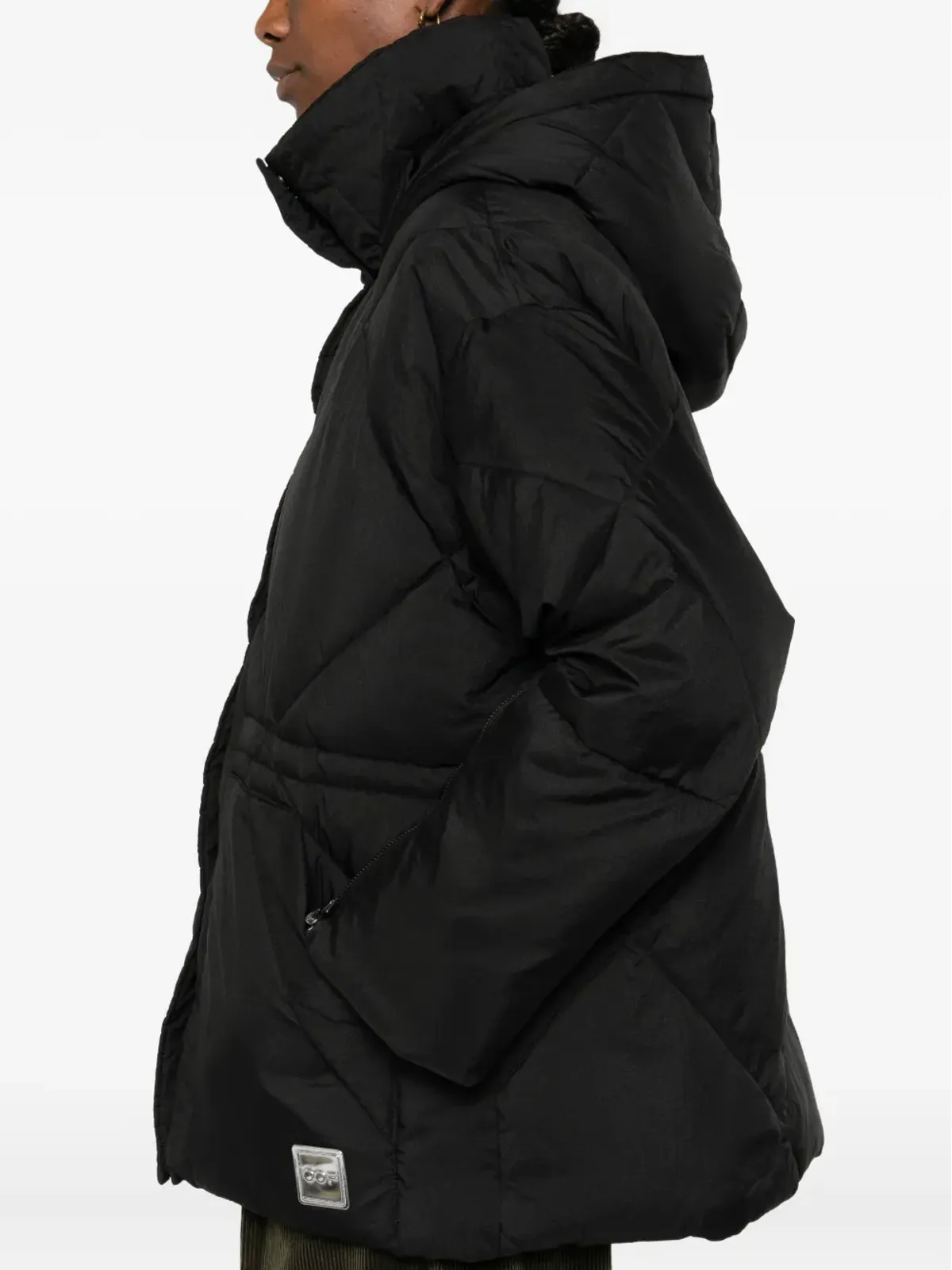 OOF WEAR キルテッドフード付きダウンパーカ - 画像5