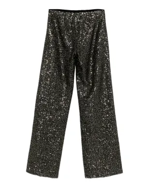 Cenere GB グリーンのスパンコールパンツ - サムネイル2