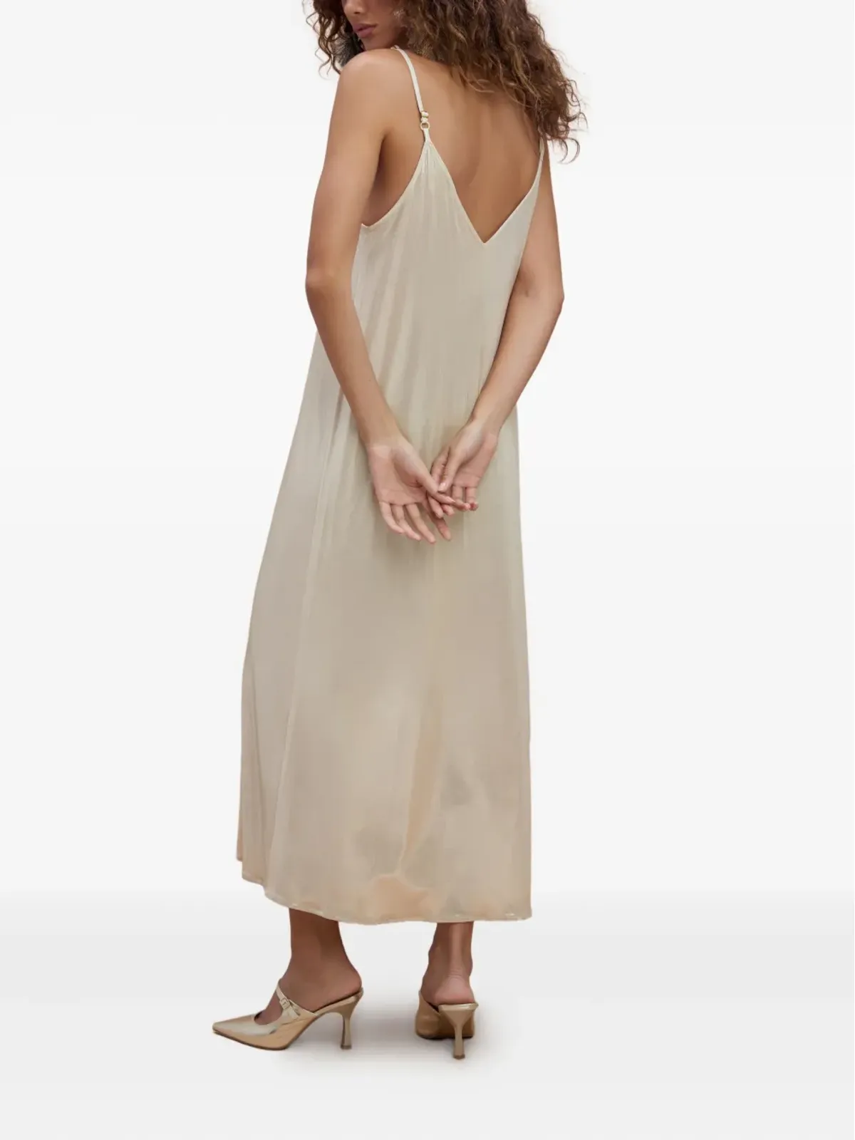 SANA OSMANI illo slip midi dress - 画像4