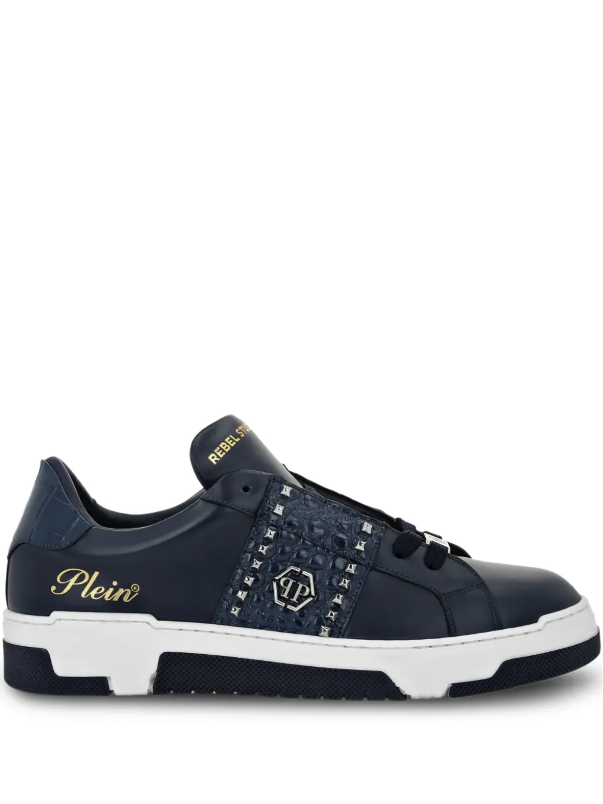 Philipp Plein コッコレザー スニーカー - 画像1