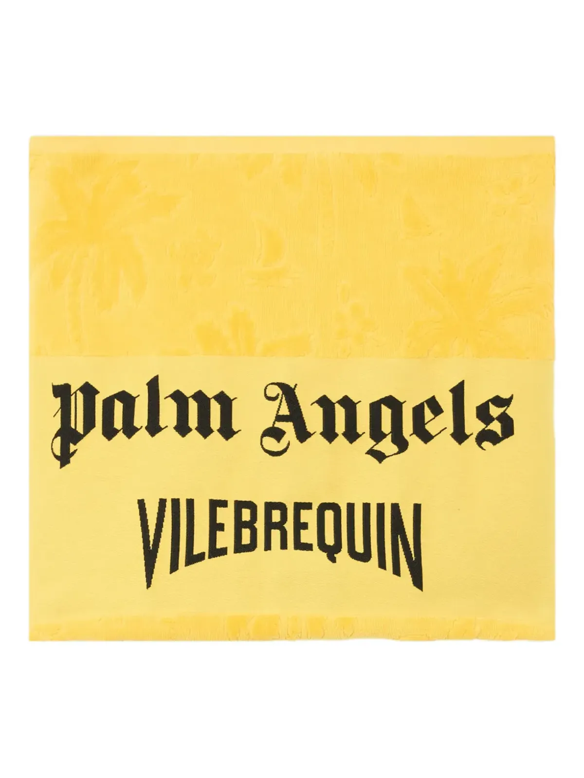 Palm Angels x Vilebrequin ジャカード柄ビーチタオル - 画像1