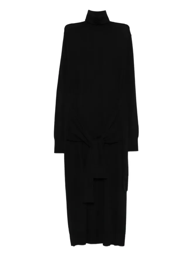 TOTEME TOTEME ダブルスリーブタートルネック ミディドレスの商品画像