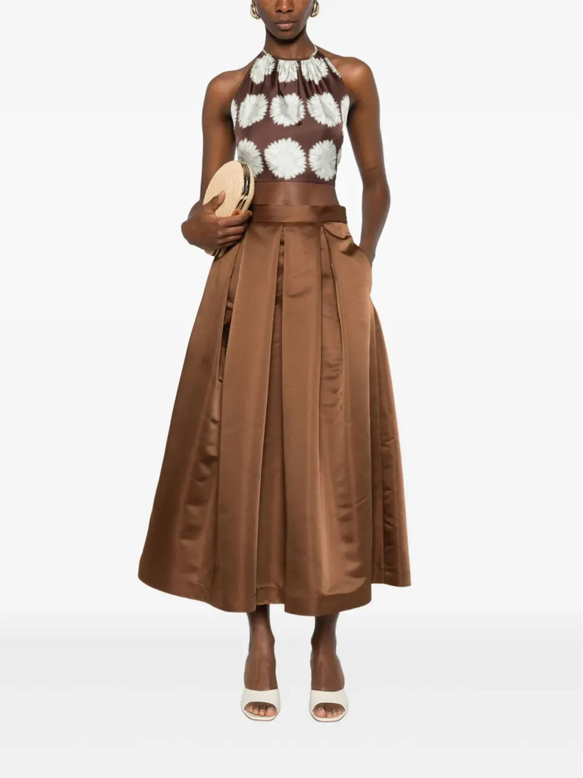 Lunatica Milano Luna 88 Duchesse midi skirt - 画像2
