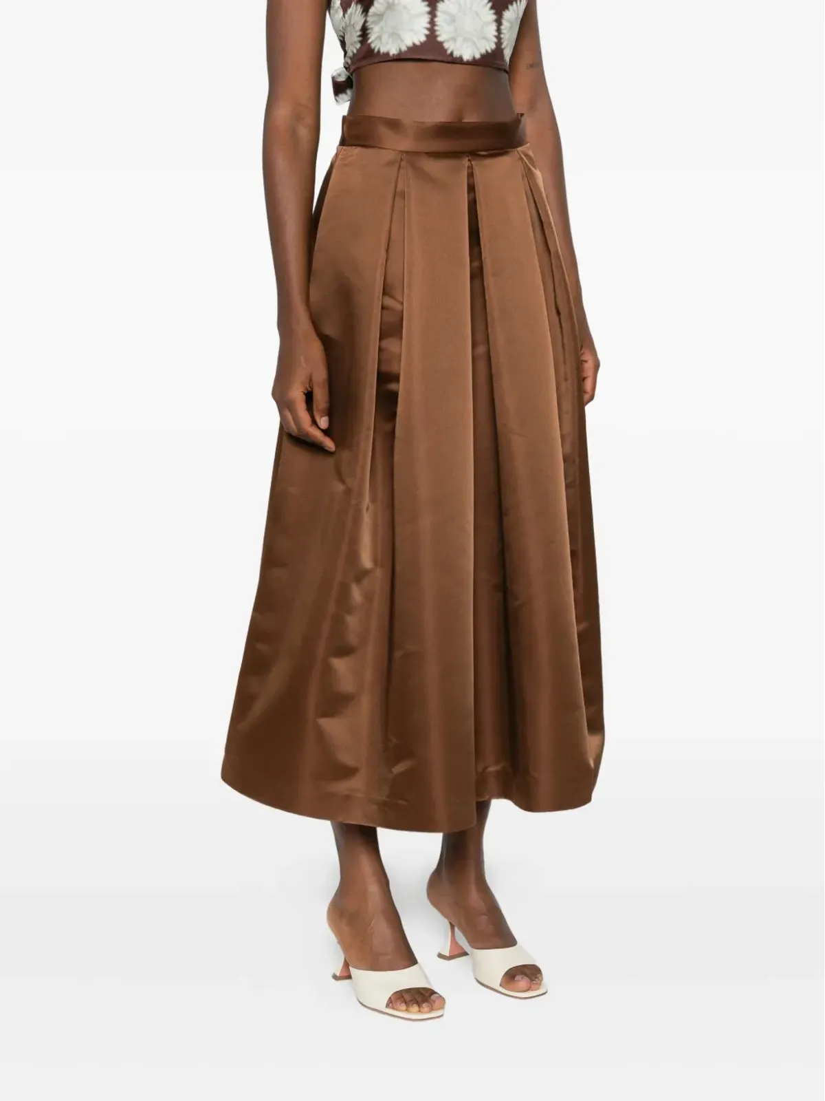 Lunatica Milano Luna 88 Duchesse midi skirt - 画像3