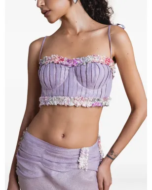 SANA OSMANI Agor sequin tie top - サムネイル5