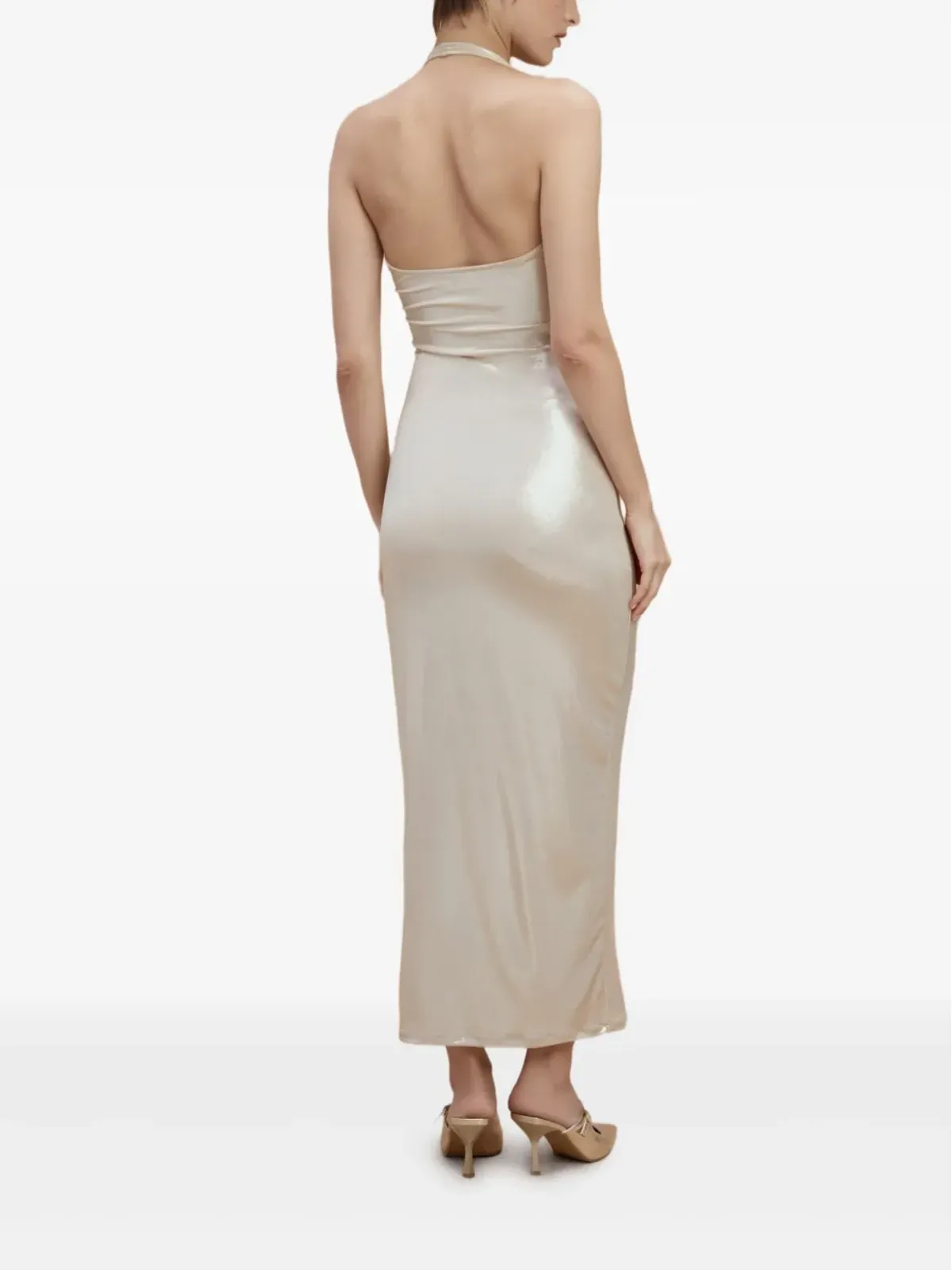 SANA OSMANI Ilisa midi dress - White - 画像3