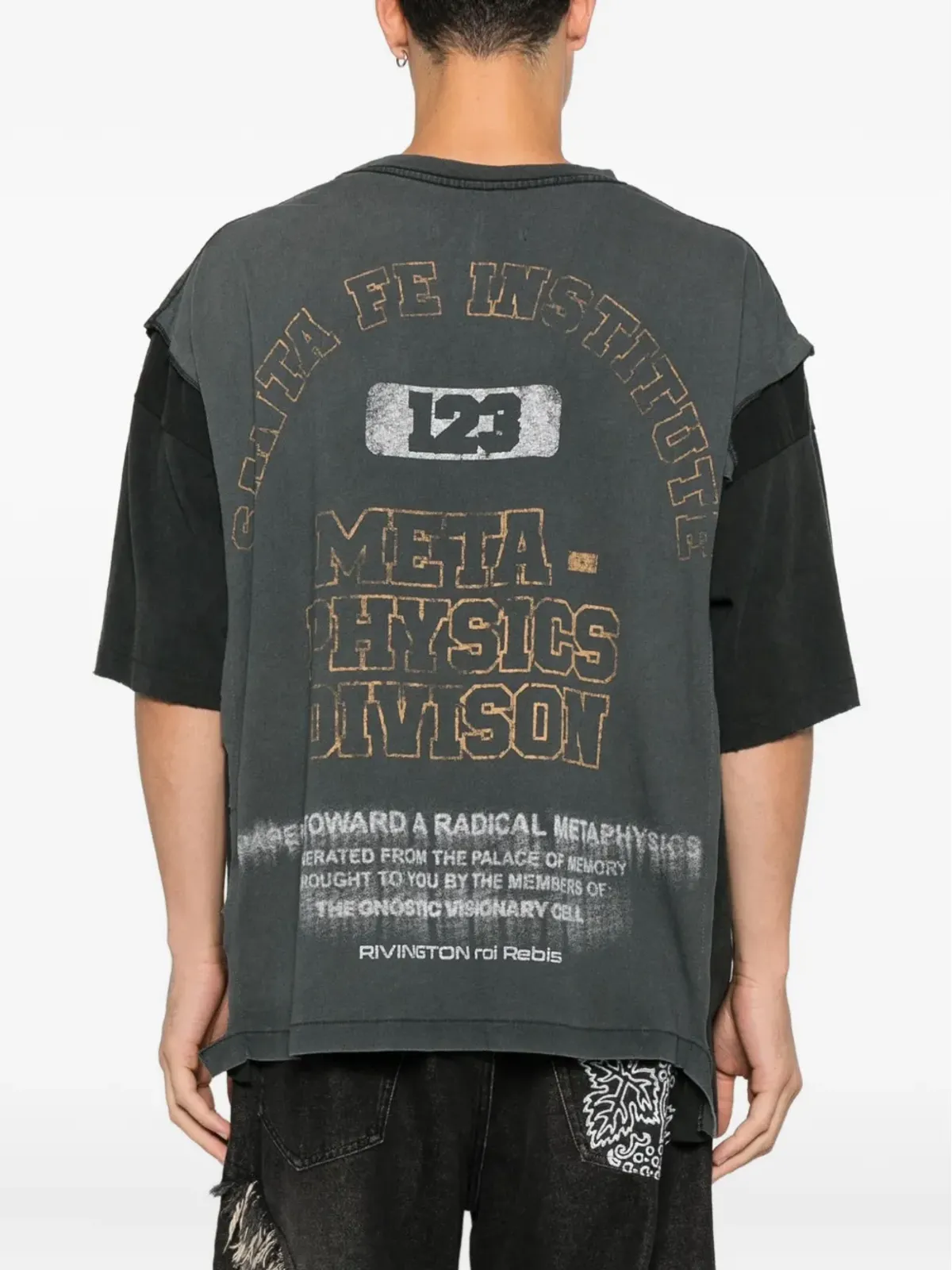 RIVINGTON ROI REBIS グラフィックパネルTシャツ - 画像4