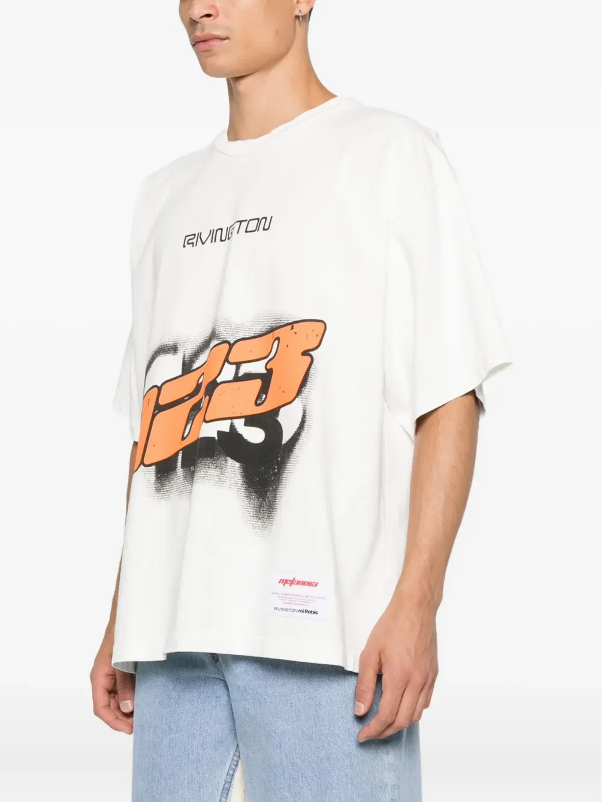 RIVINGTON ROI REBIS ラウンドネックTシャツ - White - 画像3