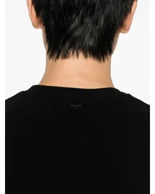 TEAM WANG design RAWエッジTシャツ ブラック - サムネイル5