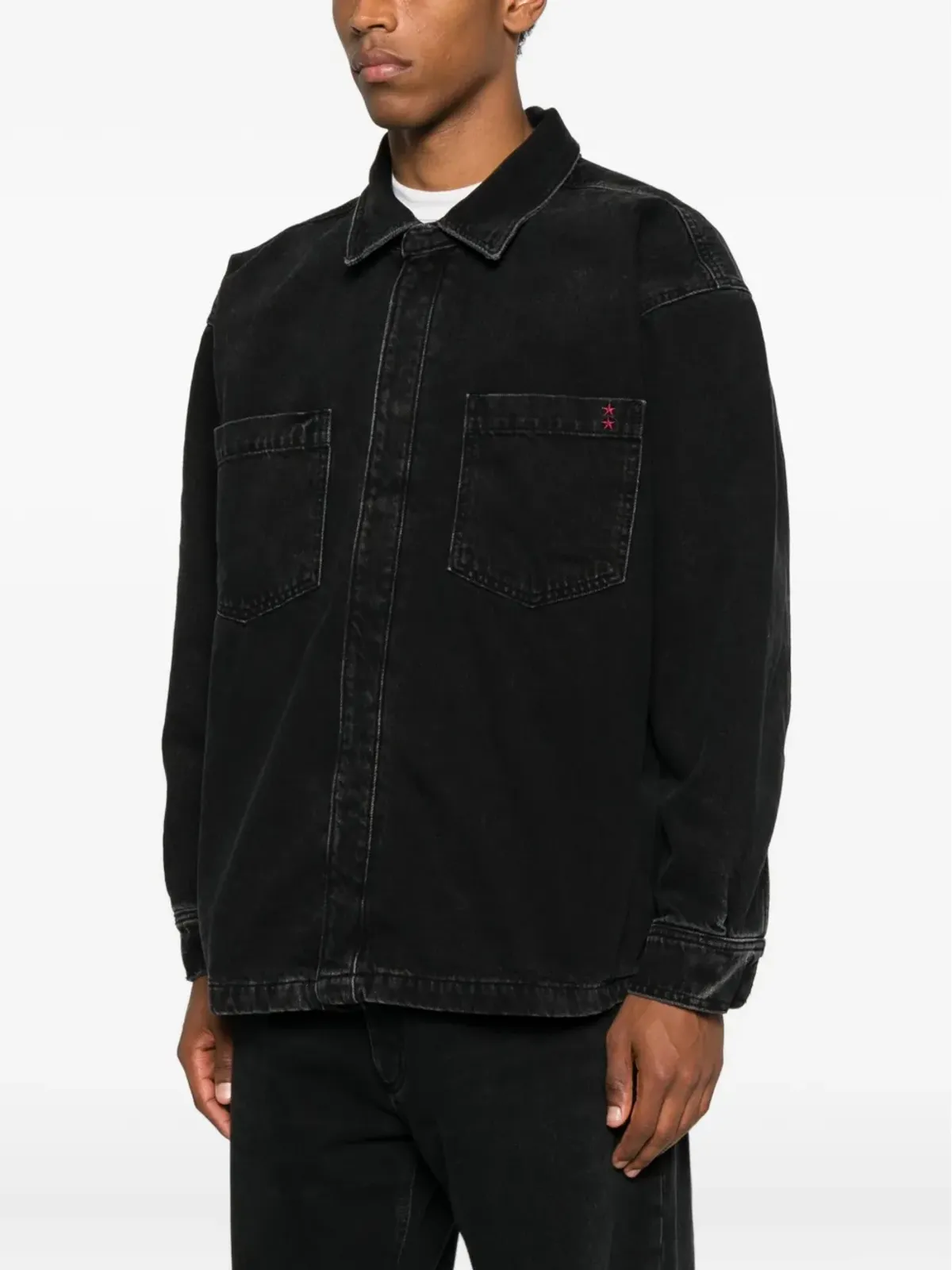 ICON DENIM Billyポケットシャツ - Black - 画像3