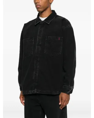 ICON DENIM Billyポケットシャツ - Black - サムネイル3