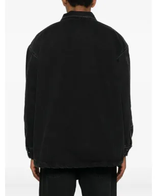 ICON DENIM Billyポケットシャツ - Black - サムネイル4