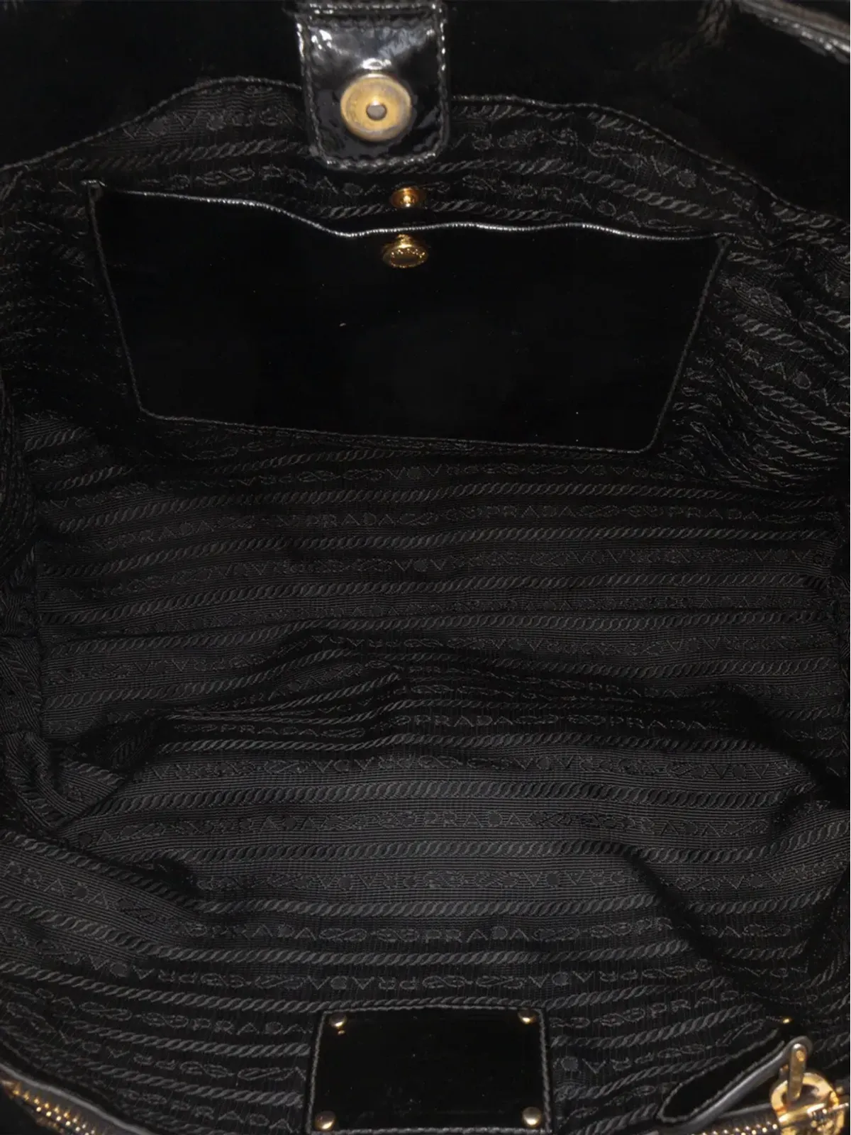 Prada ビンテージ Tessuto Weave トートバッグ - ブラック - 画像5