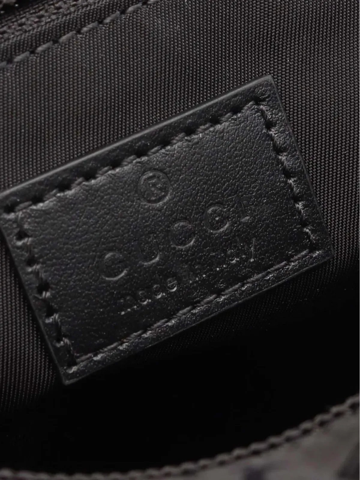 Gucci ビンテージ 2016-2025 ミディアム GGナイロンウェブ ネクサス クロスボディバッグ - ブラック - 画像2