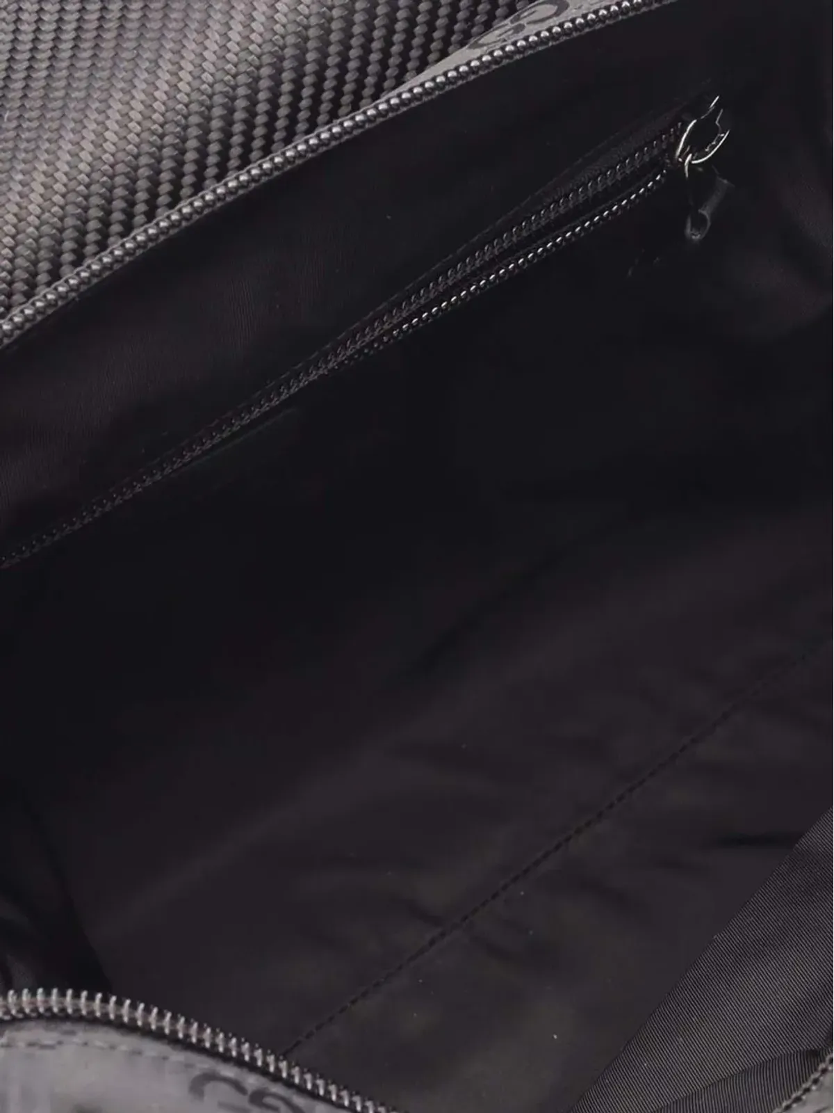 Gucci ビンテージ 2016-2025 ミディアム GGナイロンウェブ ネクサス クロスボディバッグ - ブラック - 画像4