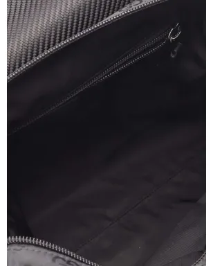 Gucci ビンテージ 2016-2025 ミディアム GGナイロンウェブ ネクサス クロスボディバッグ - ブラック - サムネイル4
