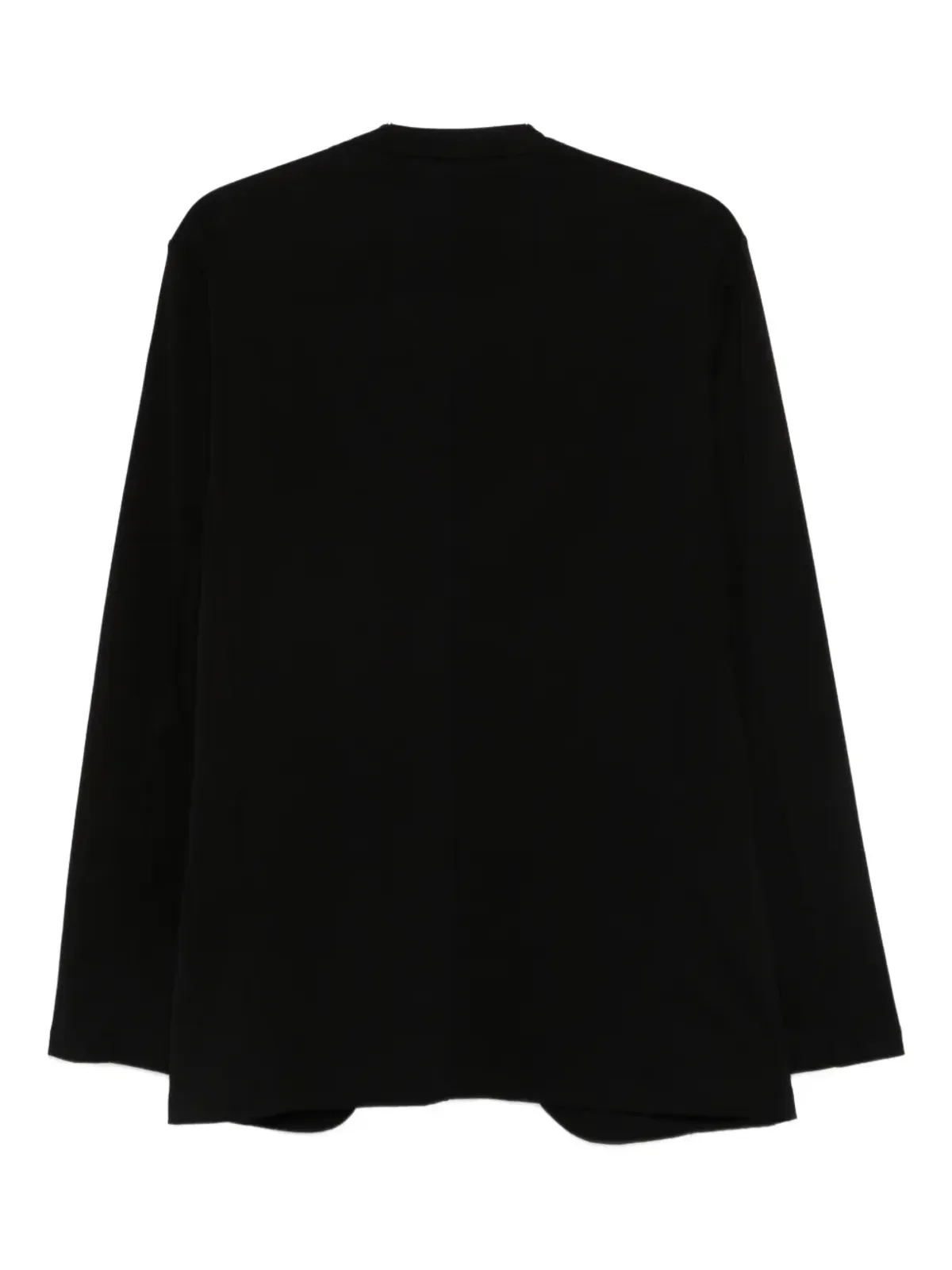 Attachment open front knitwear - Black - 画像2