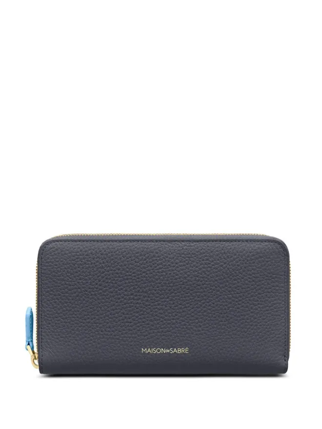 MAISON de SABRÉ MAISON de SABRÉ ジップファスニング レザー ロングウォレット - グレーの商品画像